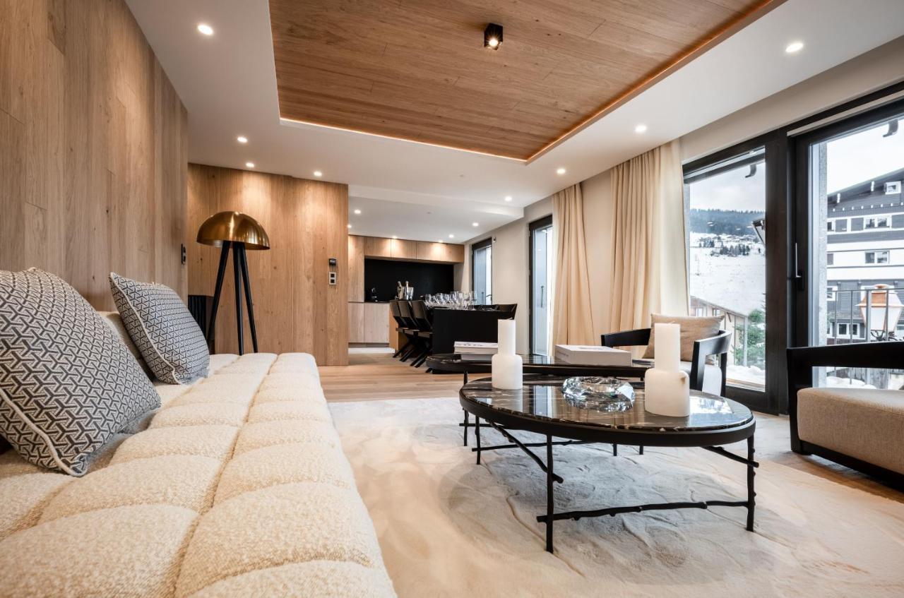 Ecrin Blanc - Appartement Haut De Gamme - Balcon Avec Vue - Centre De Megeve Ngoại thất bức ảnh
