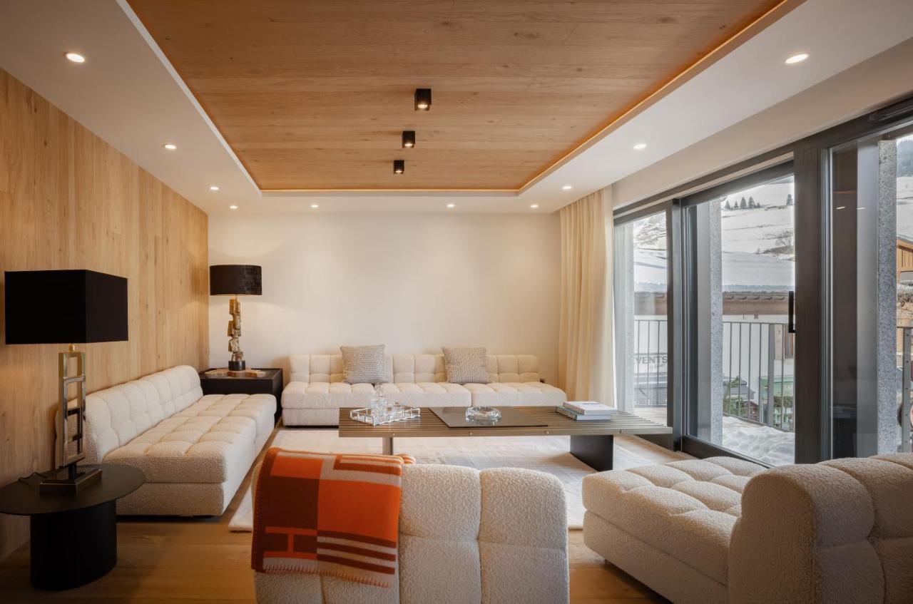 Ecrin Blanc - Appartement Haut De Gamme - Balcon Avec Vue - Centre De Megeve Ngoại thất bức ảnh