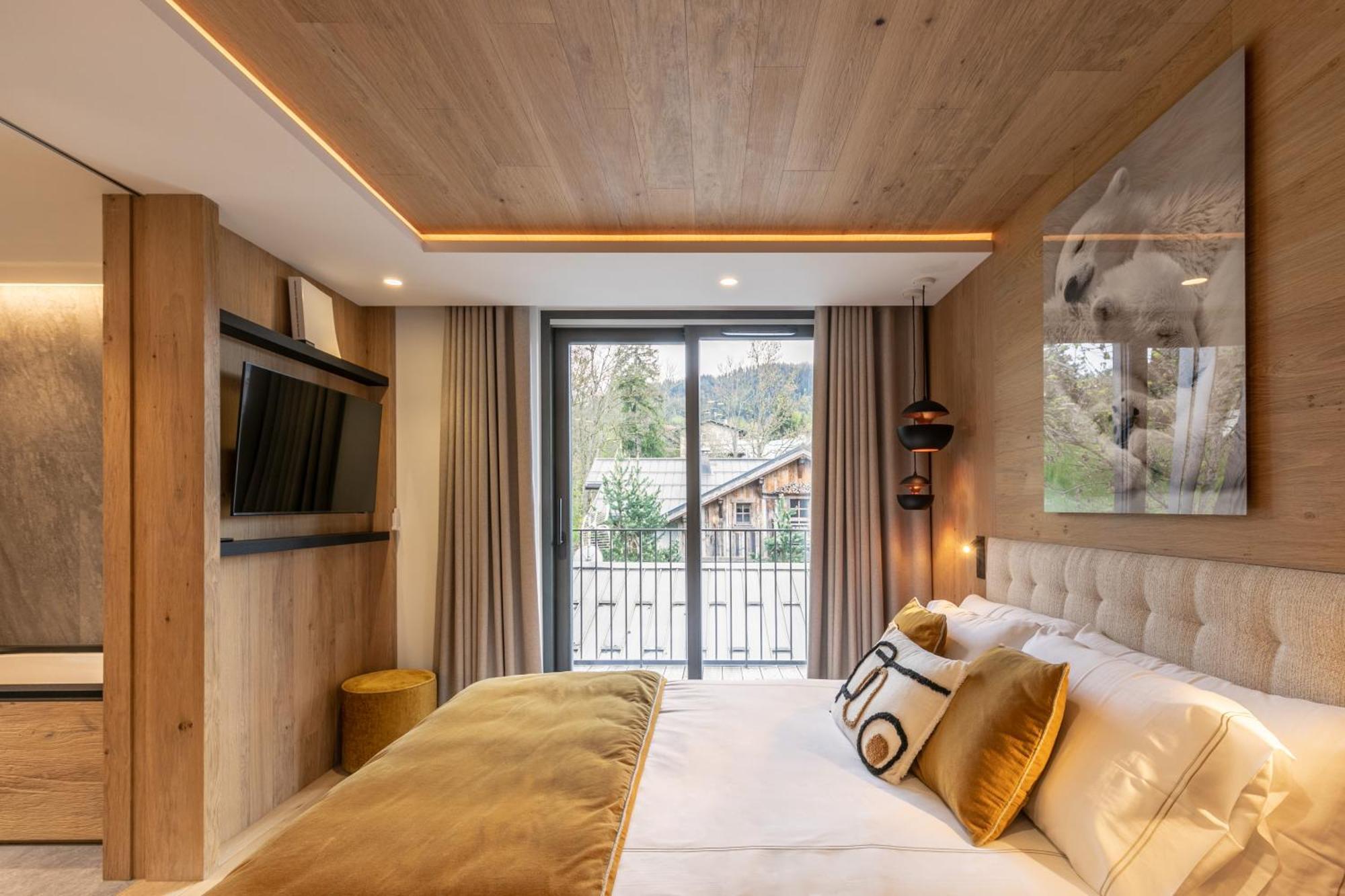 Ecrin Blanc - Appartement Haut De Gamme - Balcon Avec Vue - Centre De Megeve Ngoại thất bức ảnh