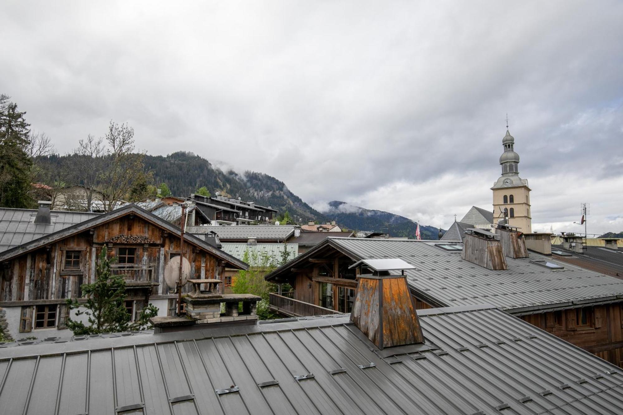 Ecrin Blanc - Appartement Haut De Gamme - Balcon Avec Vue - Centre De Megeve Ngoại thất bức ảnh