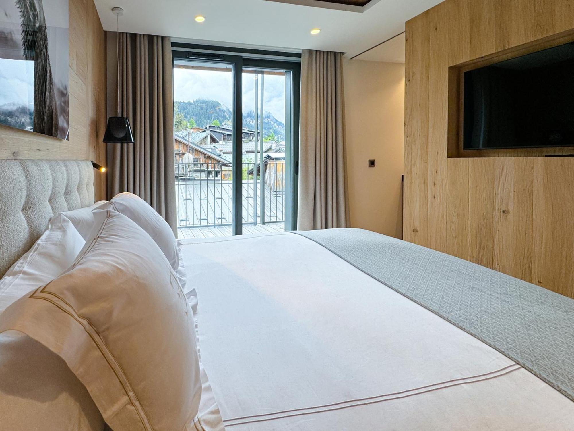 Ecrin Blanc - Appartement Haut De Gamme - Balcon Avec Vue - Centre De Megeve Ngoại thất bức ảnh